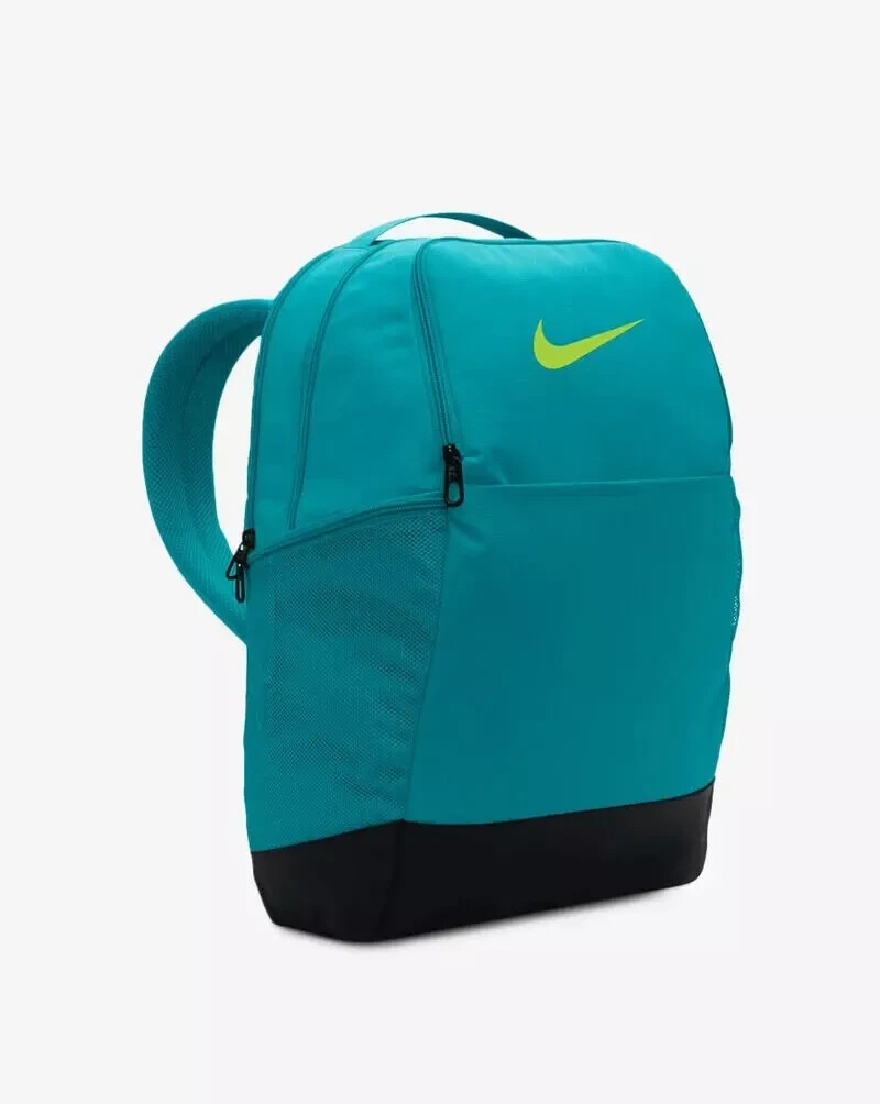 Nike Brasilia Medium Backpack (24L) Teal School Sport Book Bag DH7709 345 New