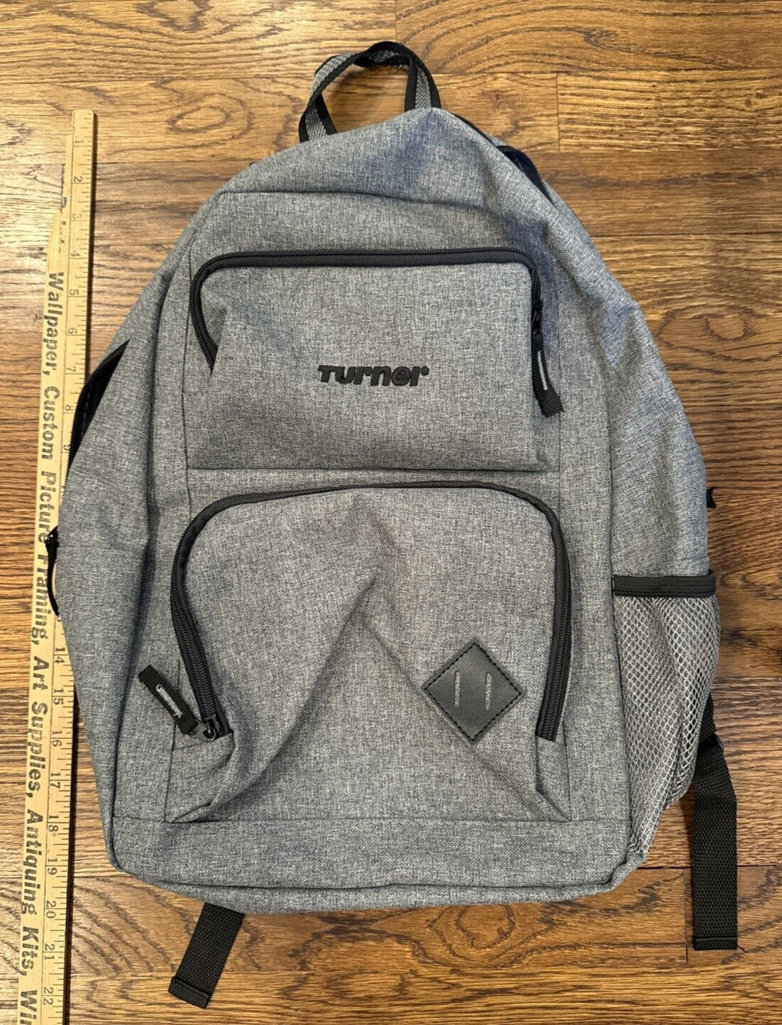 NWOT Leeds Deluxe 15″ Laptop Backpack Graphite #3450-34 “Turner” Branded Atlanta