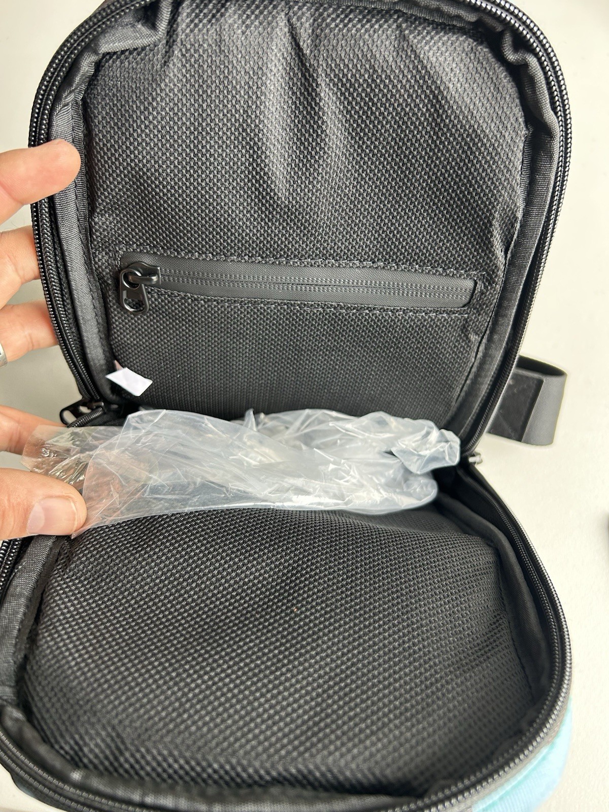 Cookies smell proof blue camo shoulder sling bag brand new