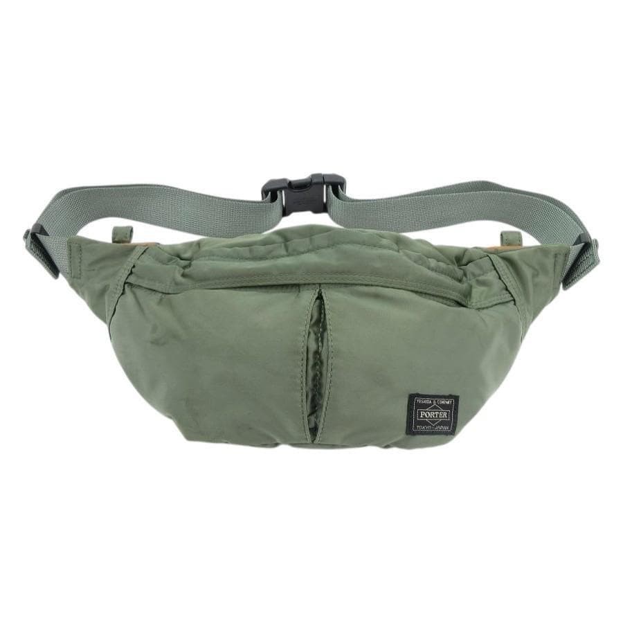 Porter Yoshida Tanker Body Bag Khaki Nylon Canvas Men’s 15cm x 33cm x 7 Authenti