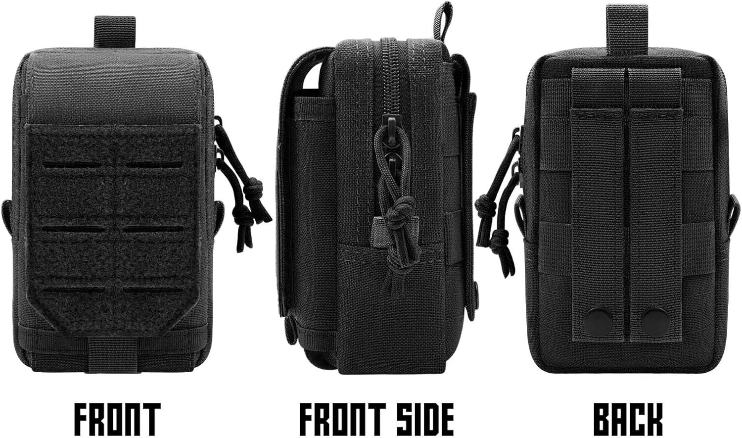 Tactical Molle Phone Pouch 1000D Laser-Cut Small Admin Pouch Organizer Waist Bag
