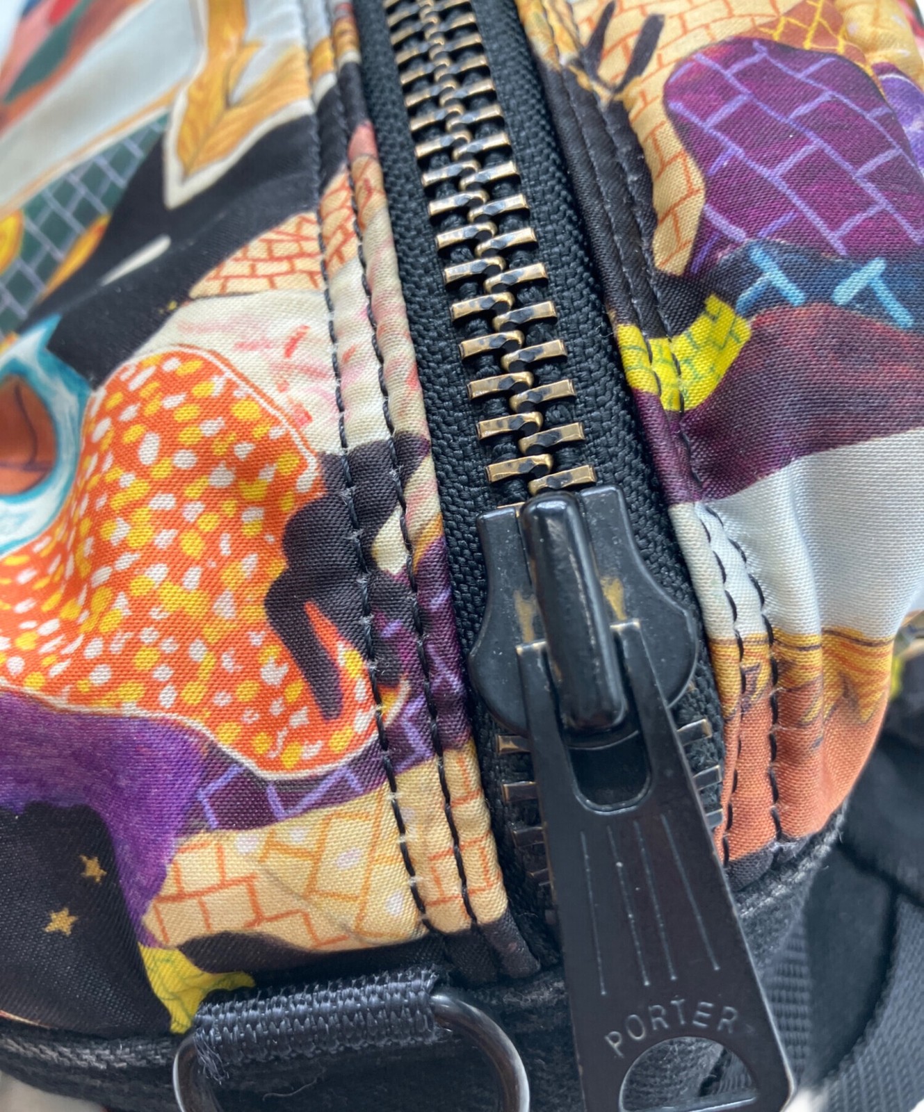PORTER DIESEL Shoulder bag Black Multicolor Authentic From Japan