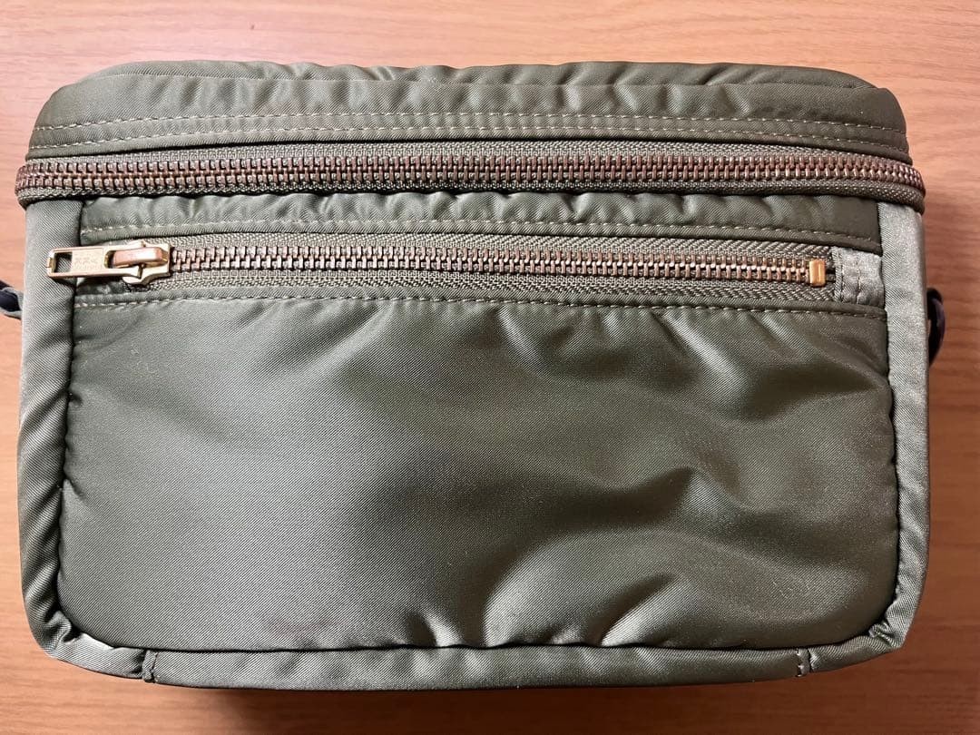 Porter Tanker Camera Bag Sage Green Nylon Shoulder Crossbody Rare Japan