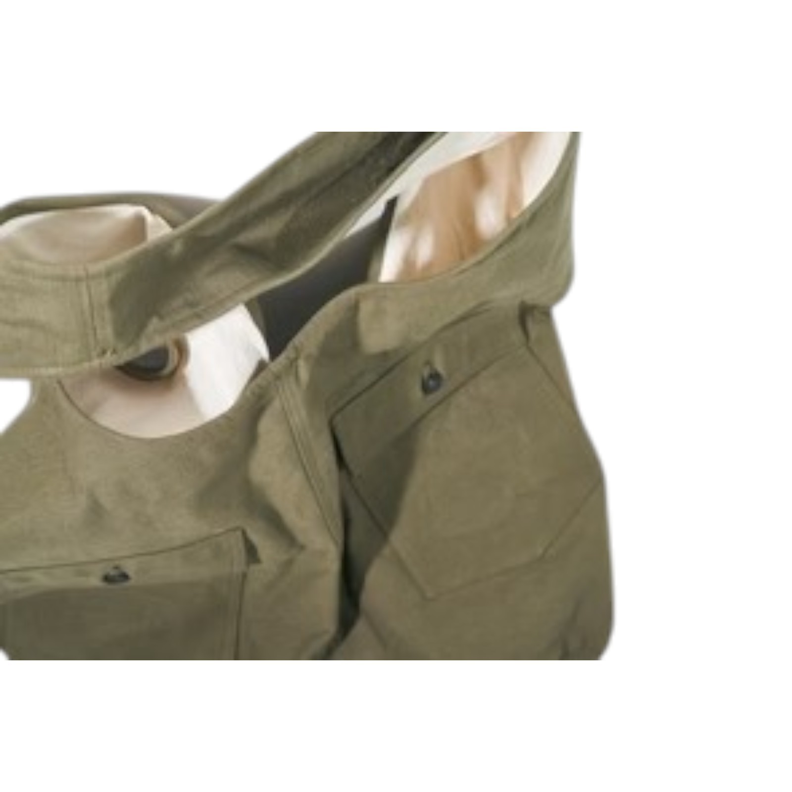Samurai Jeans 15oz Katanamimi Heavy Back Satin Bag Selvedge 82 ×60× 20㎝ Olive