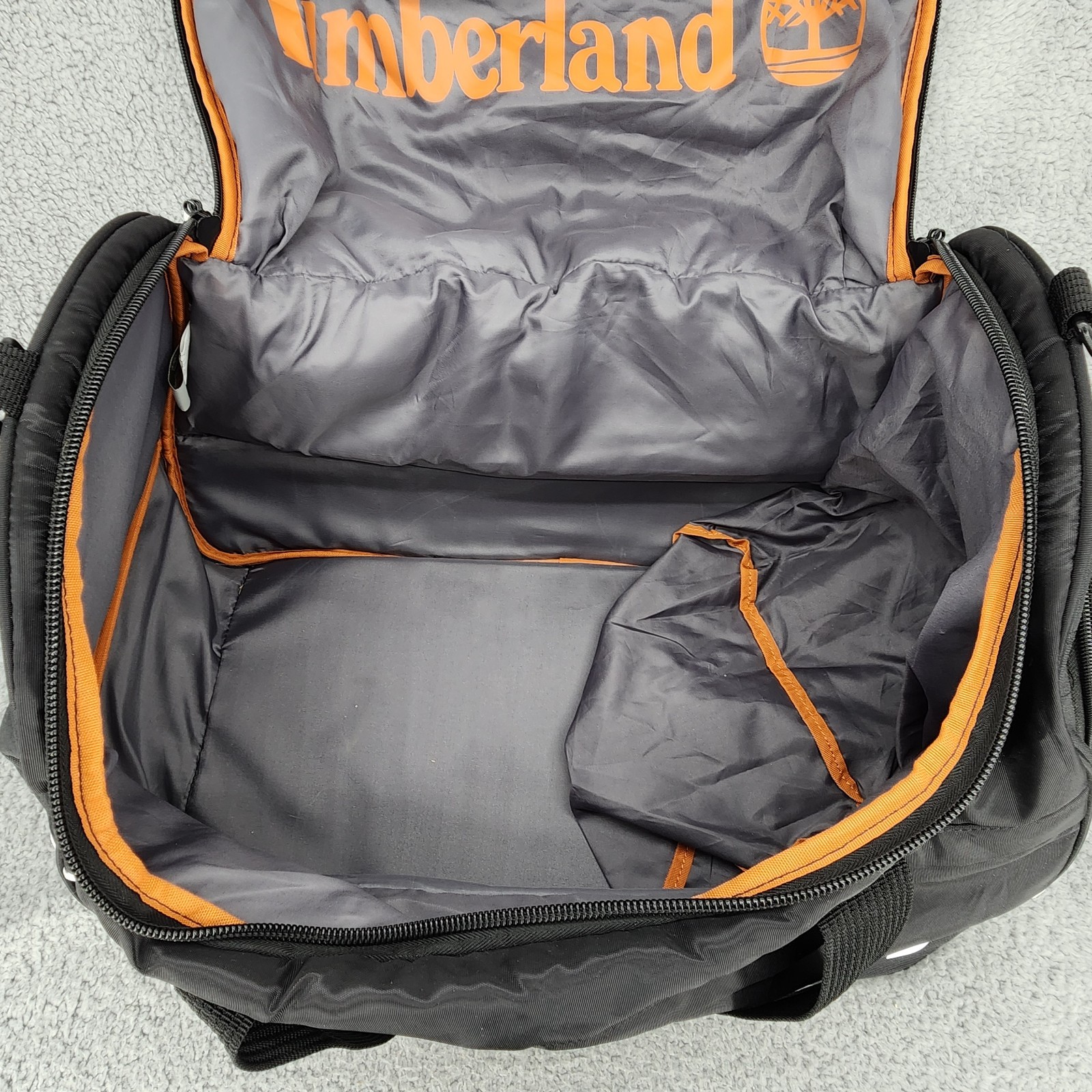 Timberland Ocean Path Lightweight 22″ Carry-On Duffel Bag Black Spellout 2018