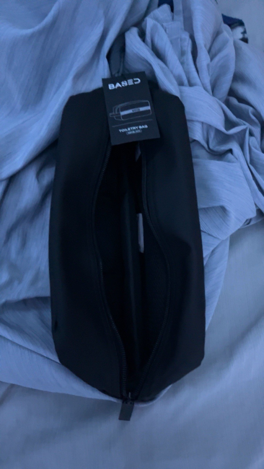 BASED Black Toiletry Bag