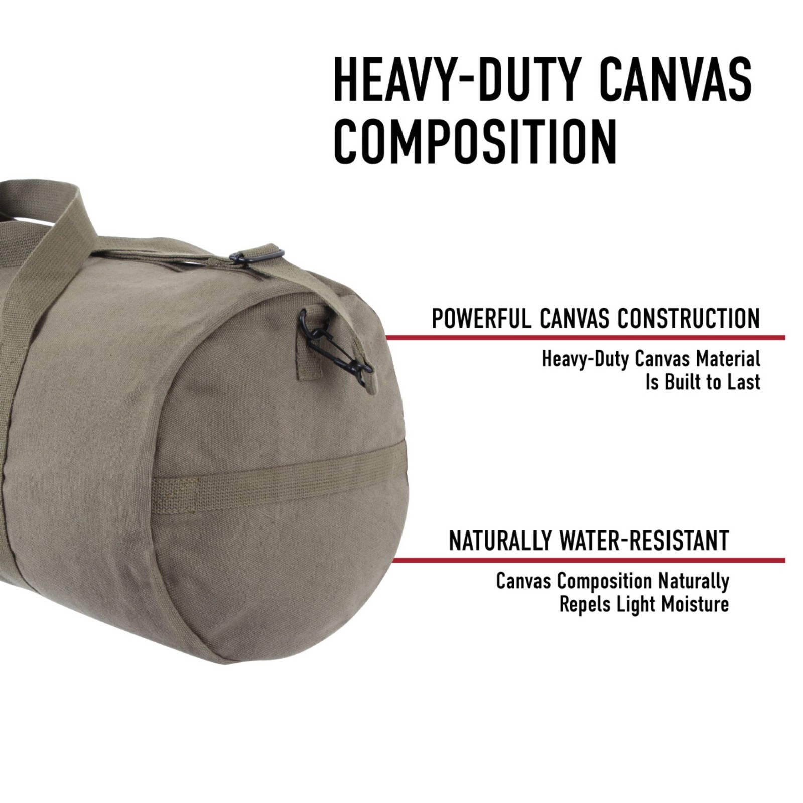 Rothco Canvas Duffle Bag, 24″ x 12″ Camo Army Gym Recreational Travel Shoulder