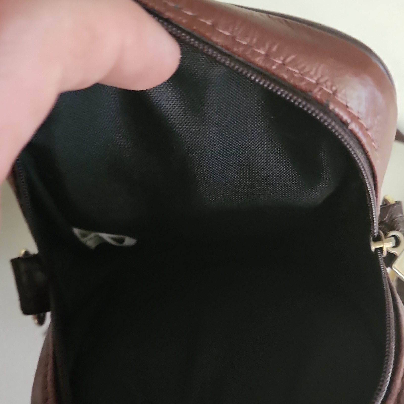 Brown Leather Camera Carrying Case From The 90’s