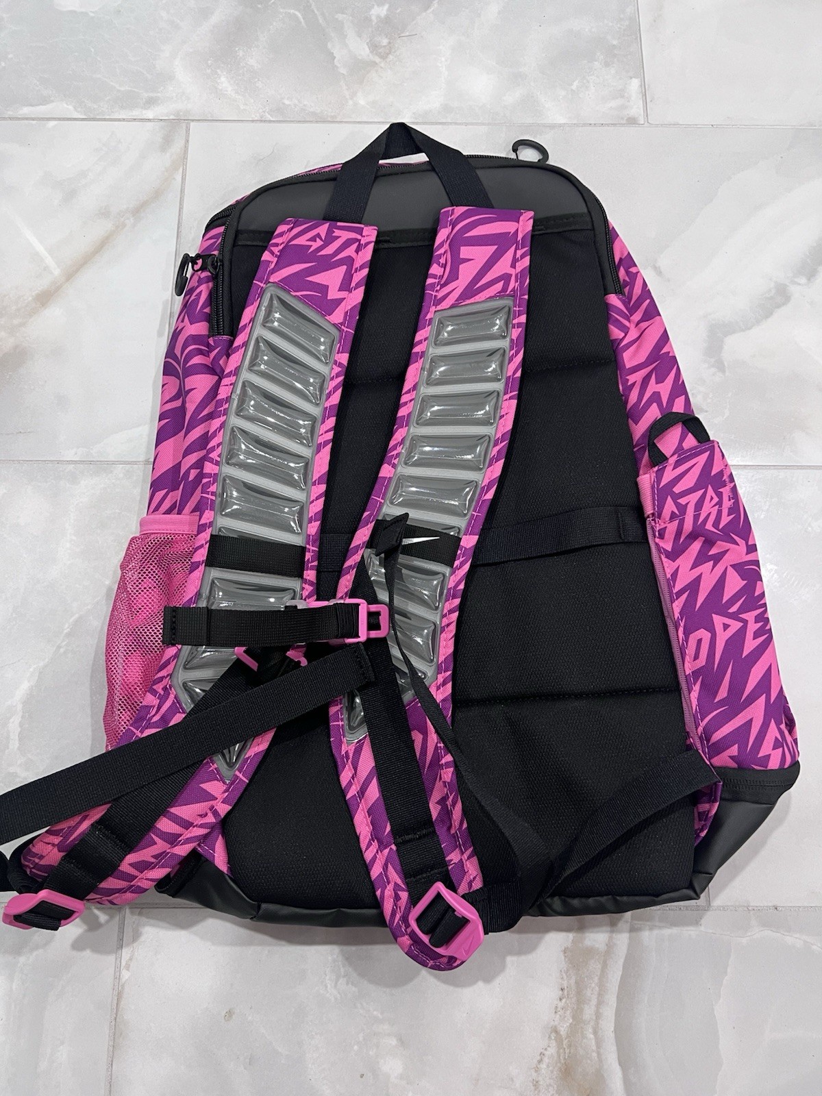 Nike Varsity Elite Backpack “Kay Yow”🔥New Black/Pink Bookbag Large School Bag
