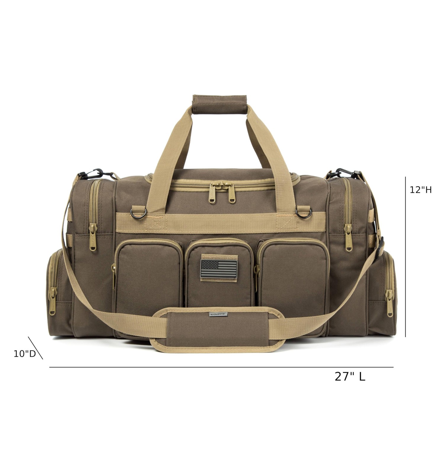 Tactical Range Duffel Heavy Duty Military Molle Gear Travel Sports Gym Bag Lo…