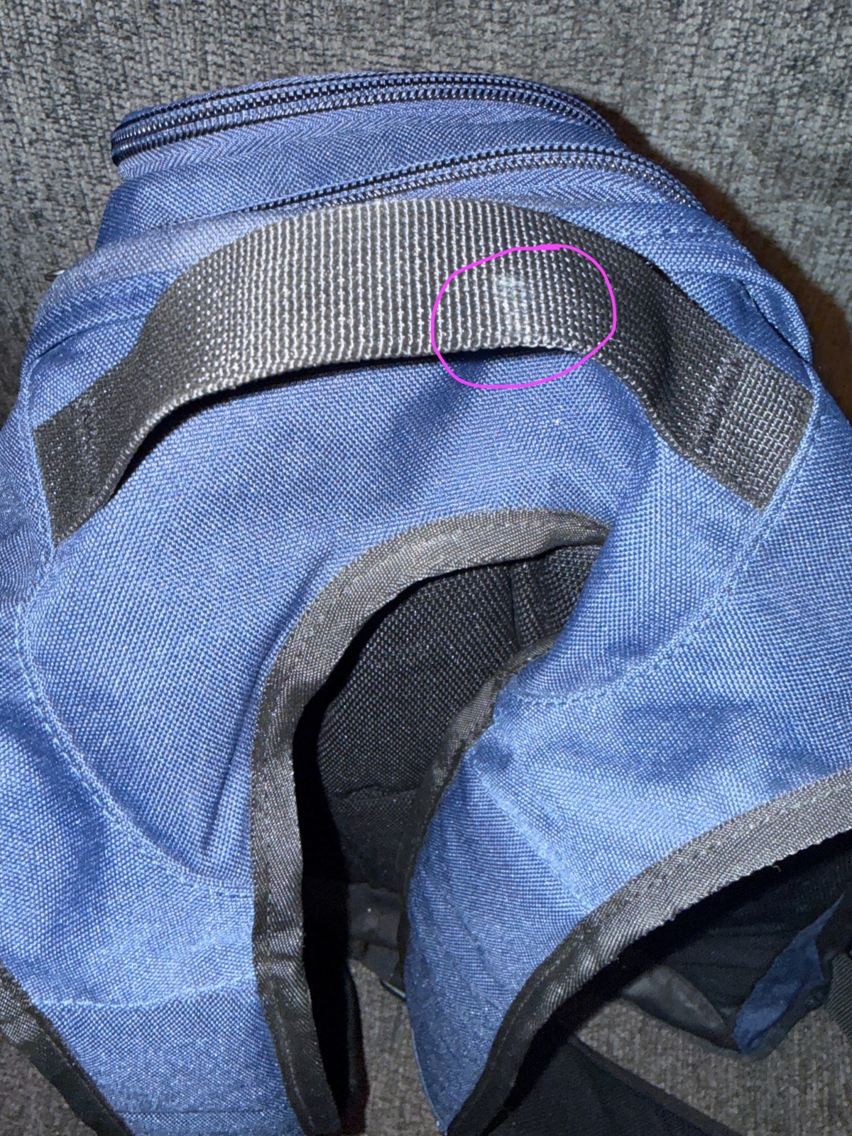 Nike SWOOSH Backpack Black Navy RN 56323 LOTS OF SPACE Pockets