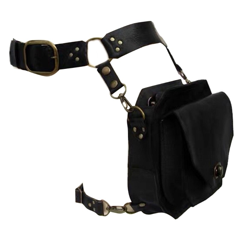 Steampunk Drop Leg Thigh Bag For Men Women, Medieval Waist Bag Leg Bag