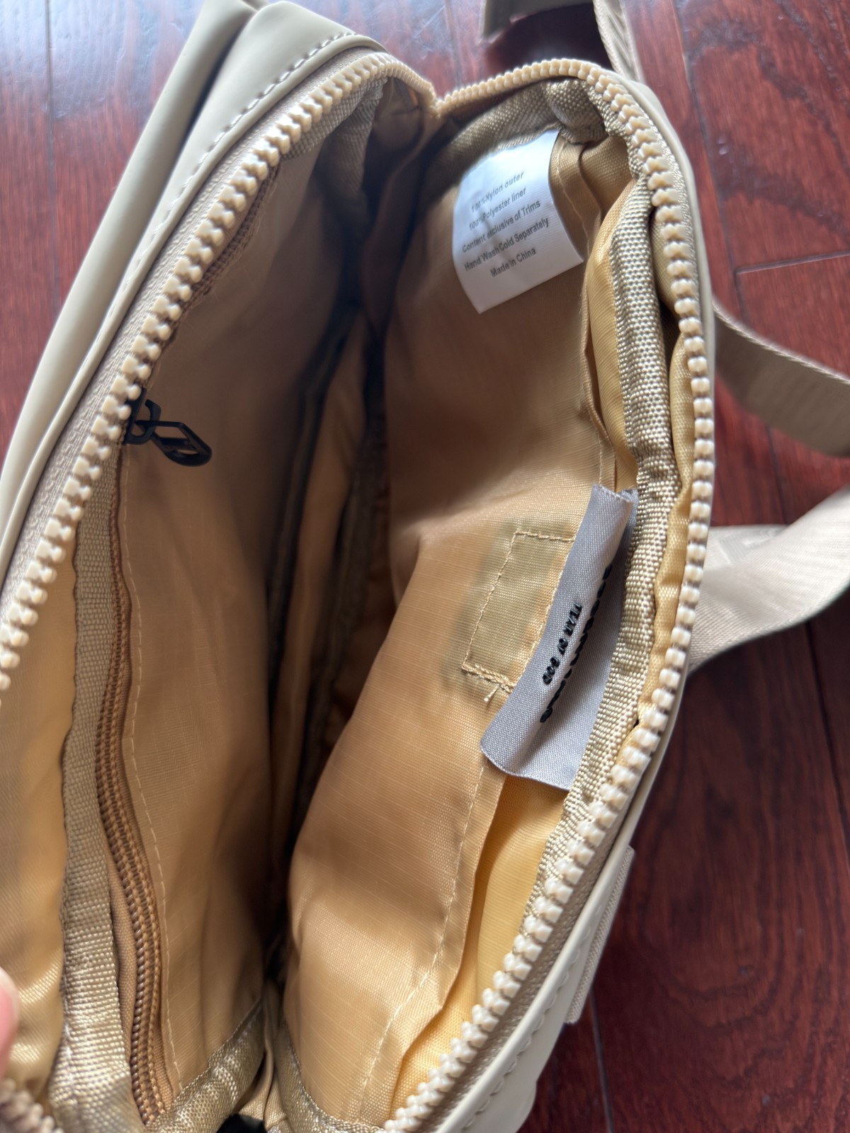 Fear of God Essentials Crossbody Bag Tan Sand Nylon NWT Utility Sling