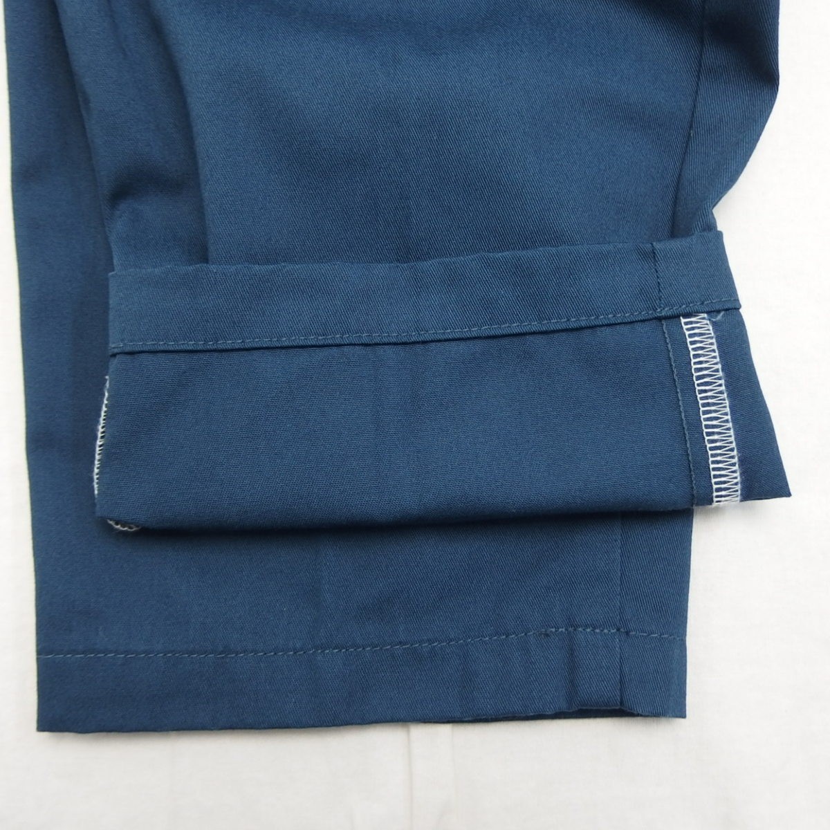 HEAD PORTER PLUS Cropped Pants Size M Blue Polyester Cotton Material Bottoms