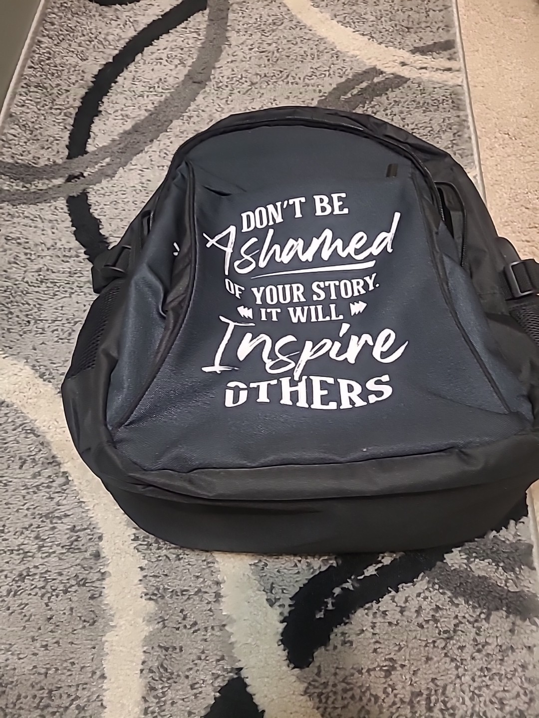 Dont Be Ashamed Sobriety Anniversary Sober AA NA Recovery Backpack