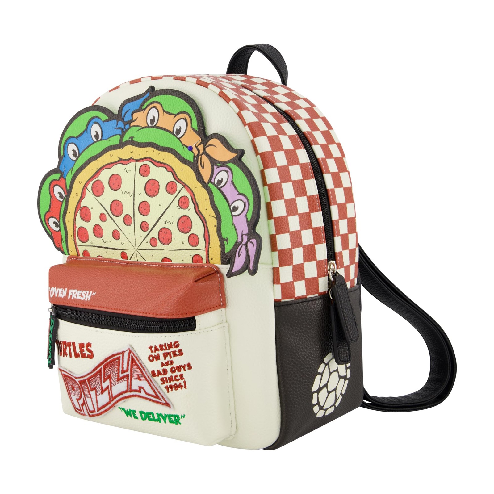 Teenage Mutant Turtles Mini Backpack, Small Travel Bag for Men and Women, 10 in