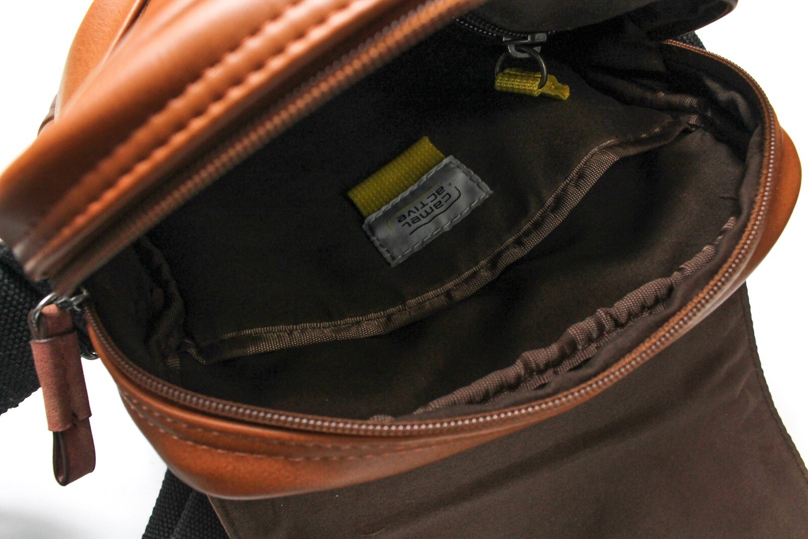 CAMEL ACTIVE Bag Men’s ONE SIZE Crossbody Adjustable Strap Coated Brown