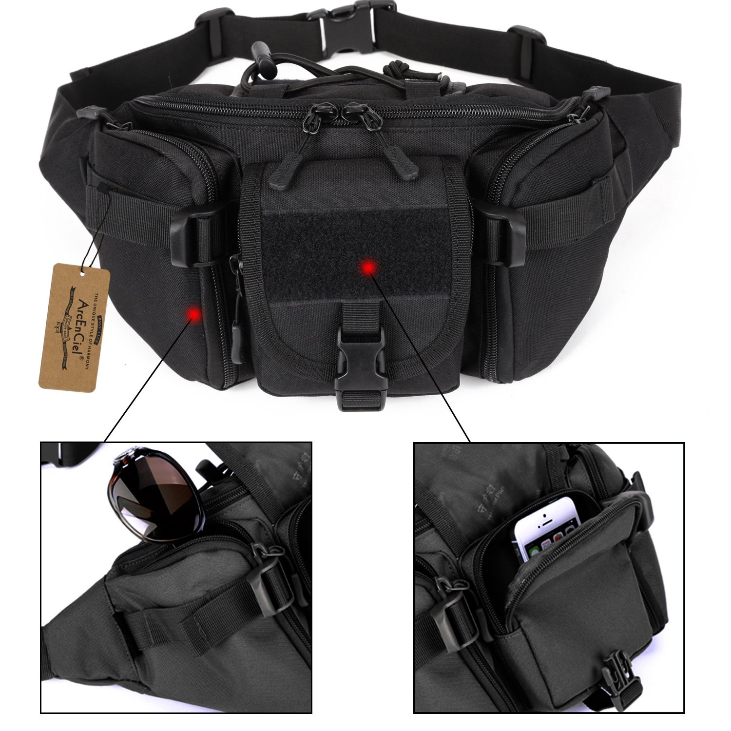 RiÃ±oneras para hombre bolso de cintura cangurera bolsos carteras hombres mil…
