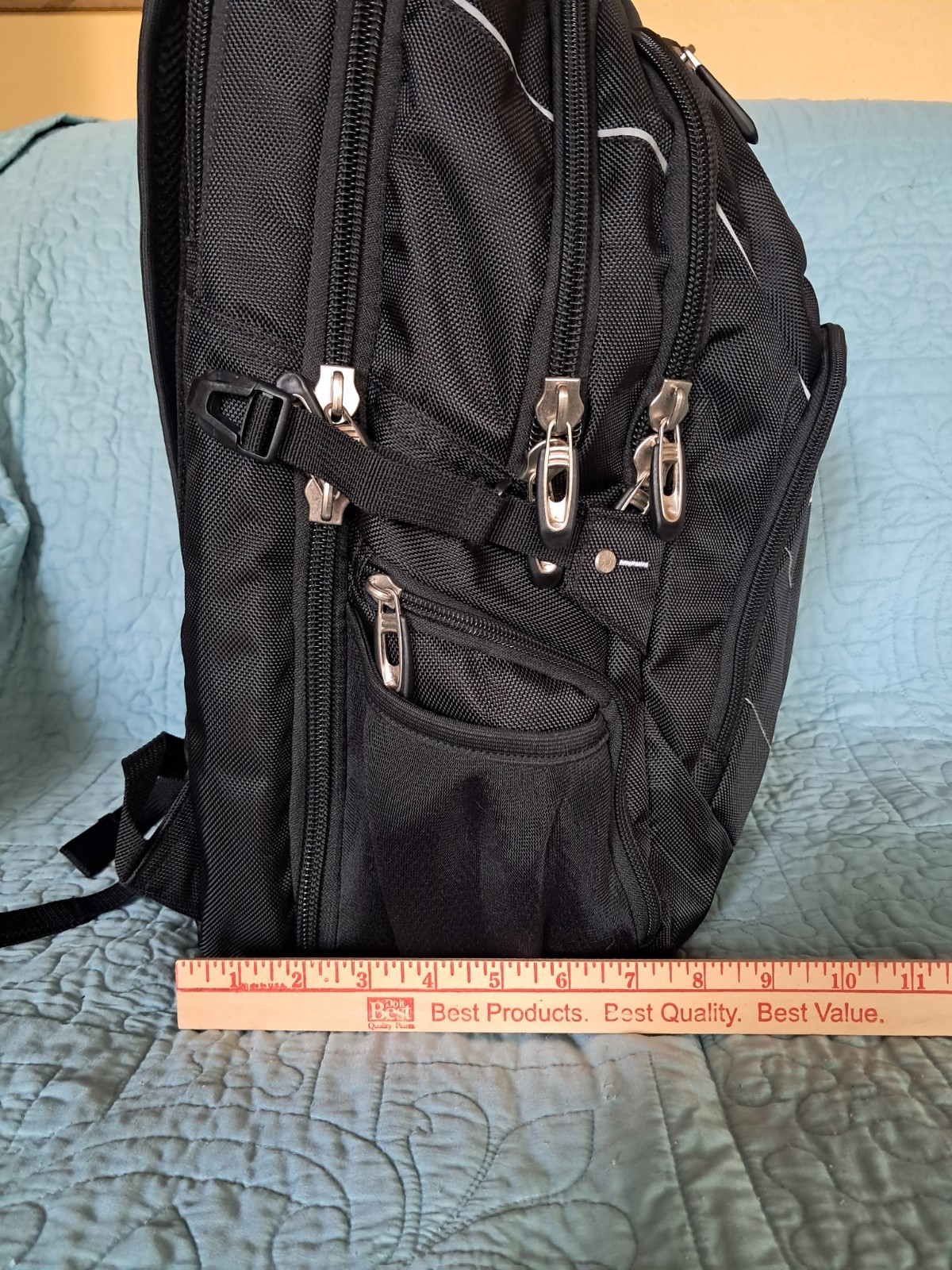 High Sierra Elite Fly-By 17″ Black Computer Backpack New