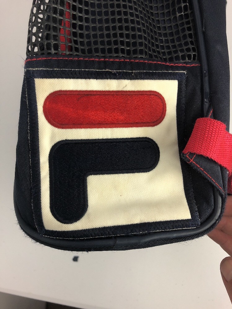 Fila 90’s Vintage Backpack Color Block Spell Out Mesh Streetwear Hip Hop Rare