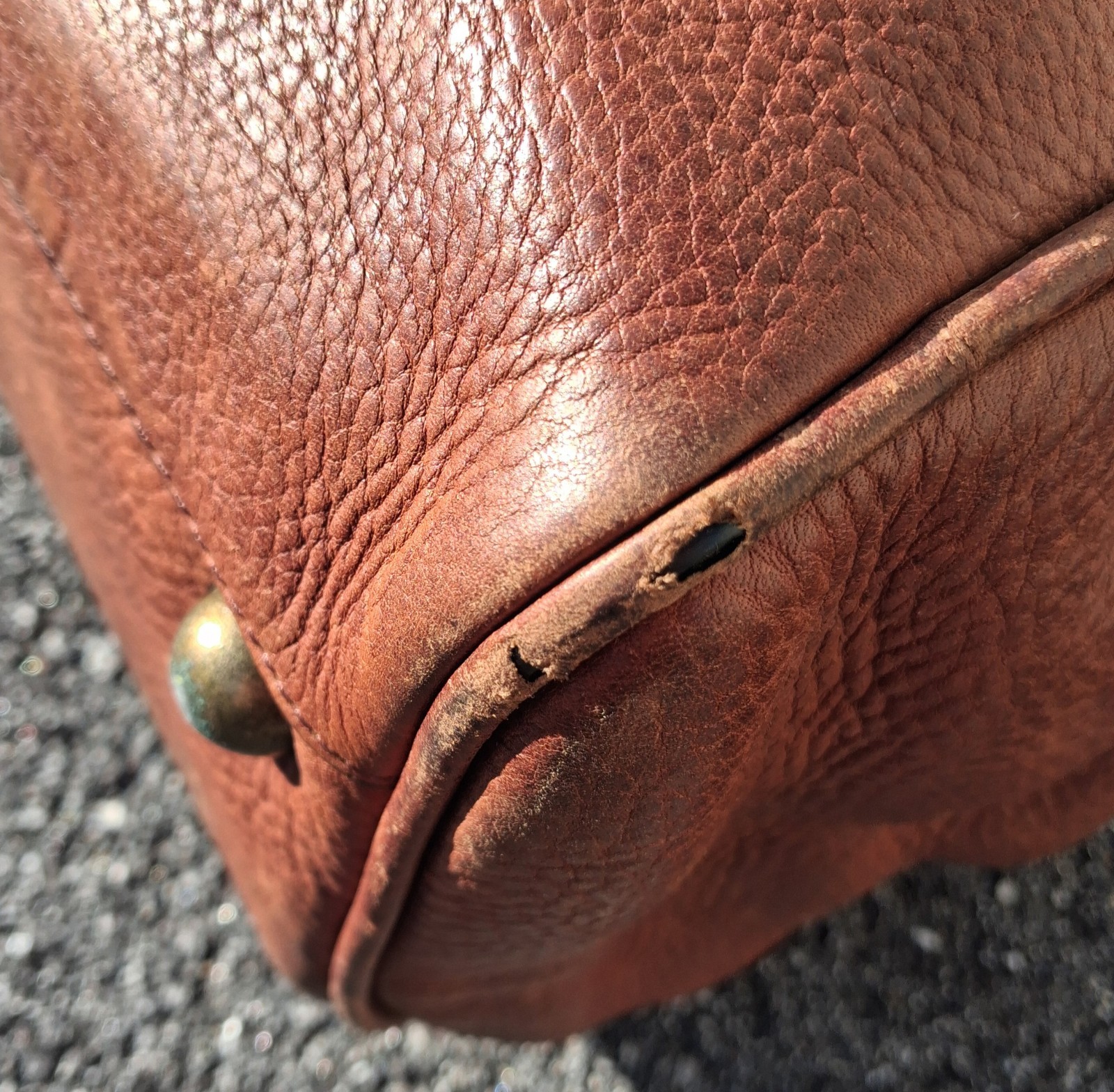 Duluth Trading Heavy Leather Doctor Bag Weekender Gladstone Briefcase Traveler