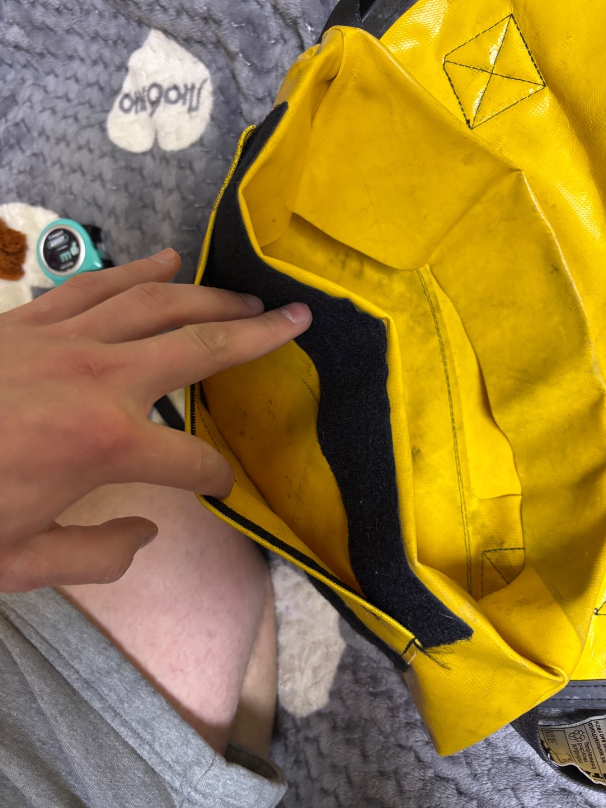 FREITAG KNIGHT Rider F31 RARE YELLOW × BLACK Messenger Crossbody Shoulder Bag