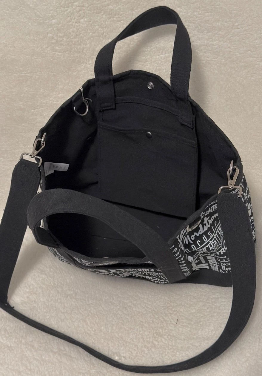 NWT Nordstrom 125 Anniversary (2026) Black/White Logo Tote Bag + 3 Packing Cubes