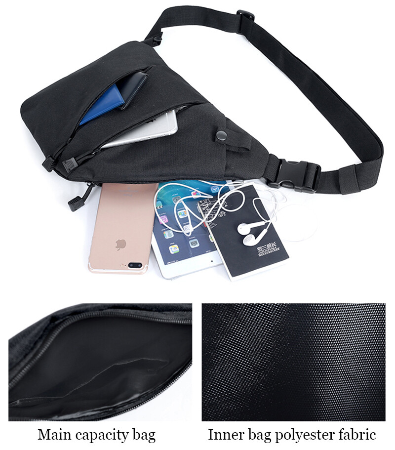 Outdoor Sling Chest Bag Tactical Anti-Theft Conceal Carry Crossbody Bag for Men