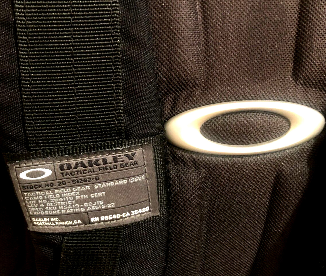 RARE OAKLEY O PACK 3.0 BACKPACK Burnt Sienna Tactical Gear Bag Mechanism Latches