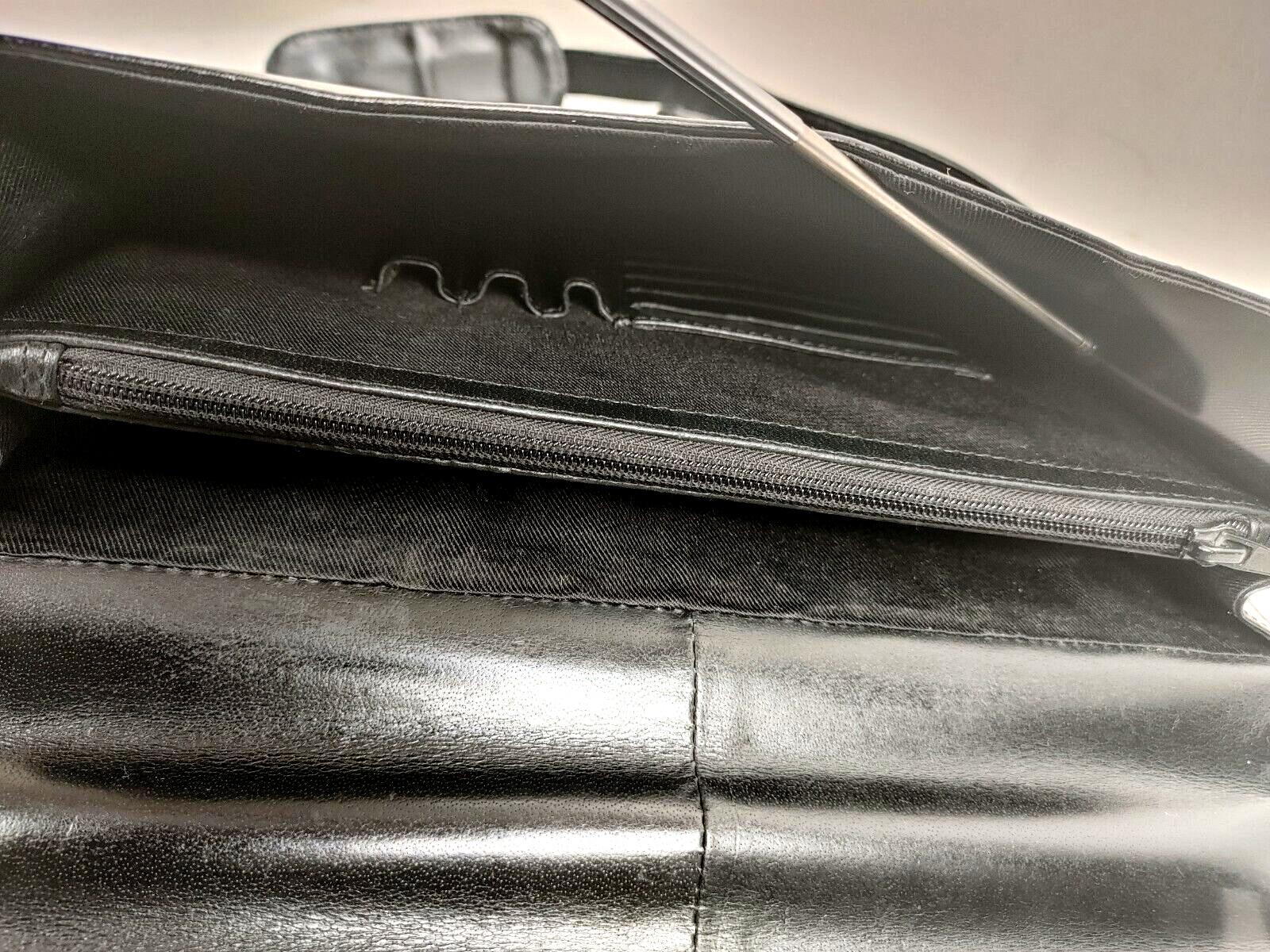 Dizengoff Men Genuine Leather Cross Body Shoulder Messenger Bag Small Black