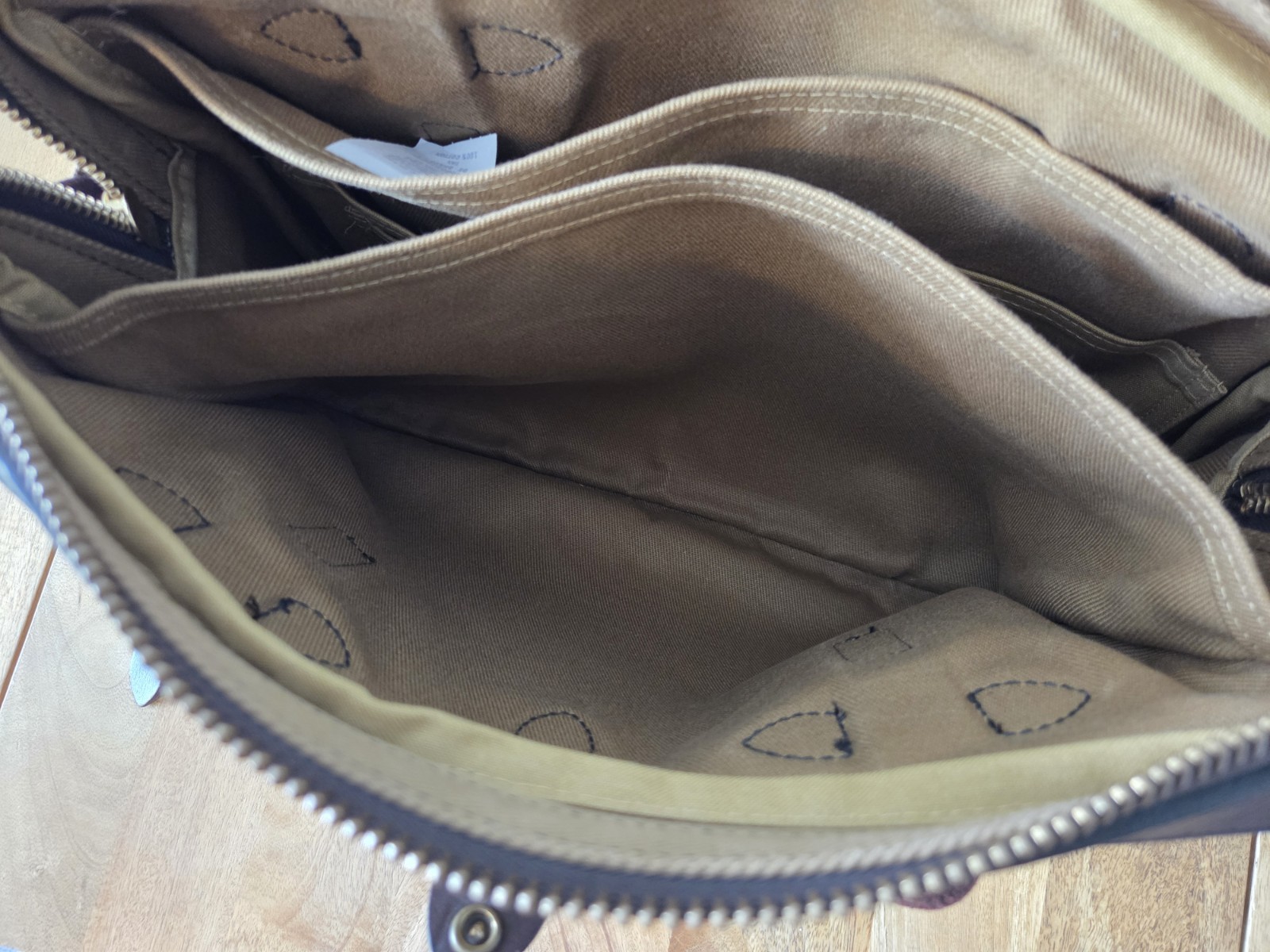 Filson Rugged Twill Original Briefcase | Tan | Made in USA | MSRP $499