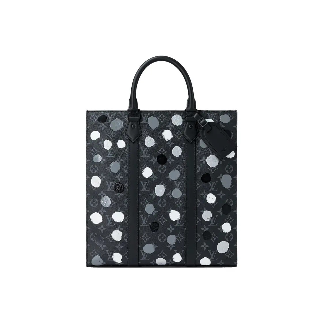 LOUIS VUITTON x Yayoi Kusama Calfskin Tote Bag Handbag Men’s 14.4x15x3.5 in