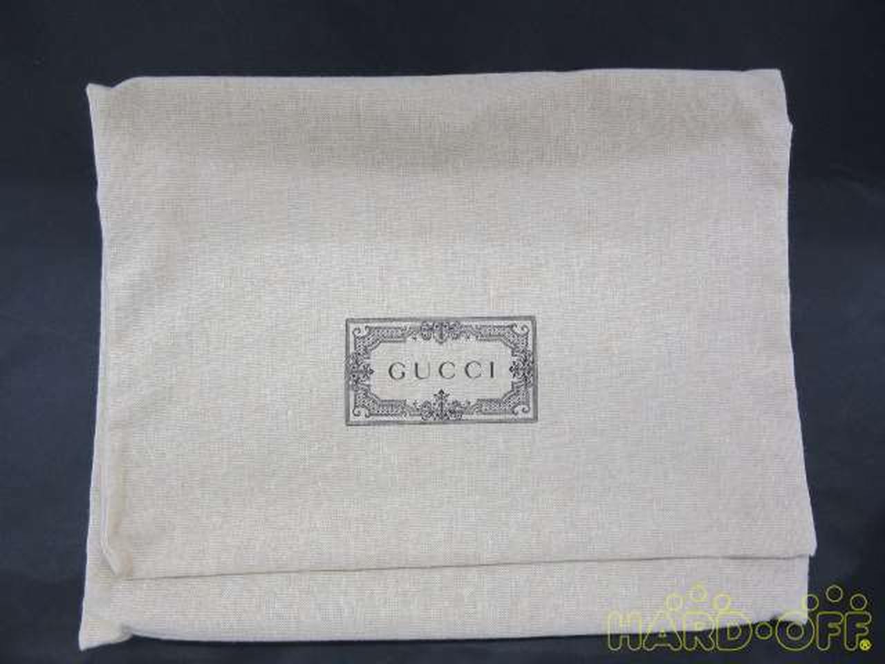 GG Black Pouch Model GG Supreme Canvas GUCCI