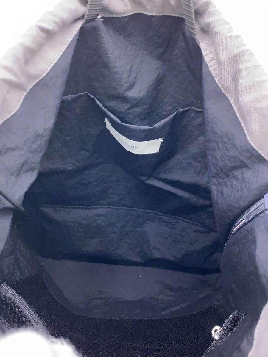 Graphpaper bag, cotton, gray