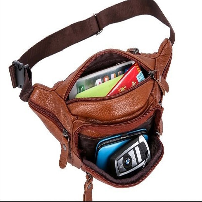 Waist Bag Fanny Pack Multi Pocket Large Capacity Travel Hip Belt Pouch