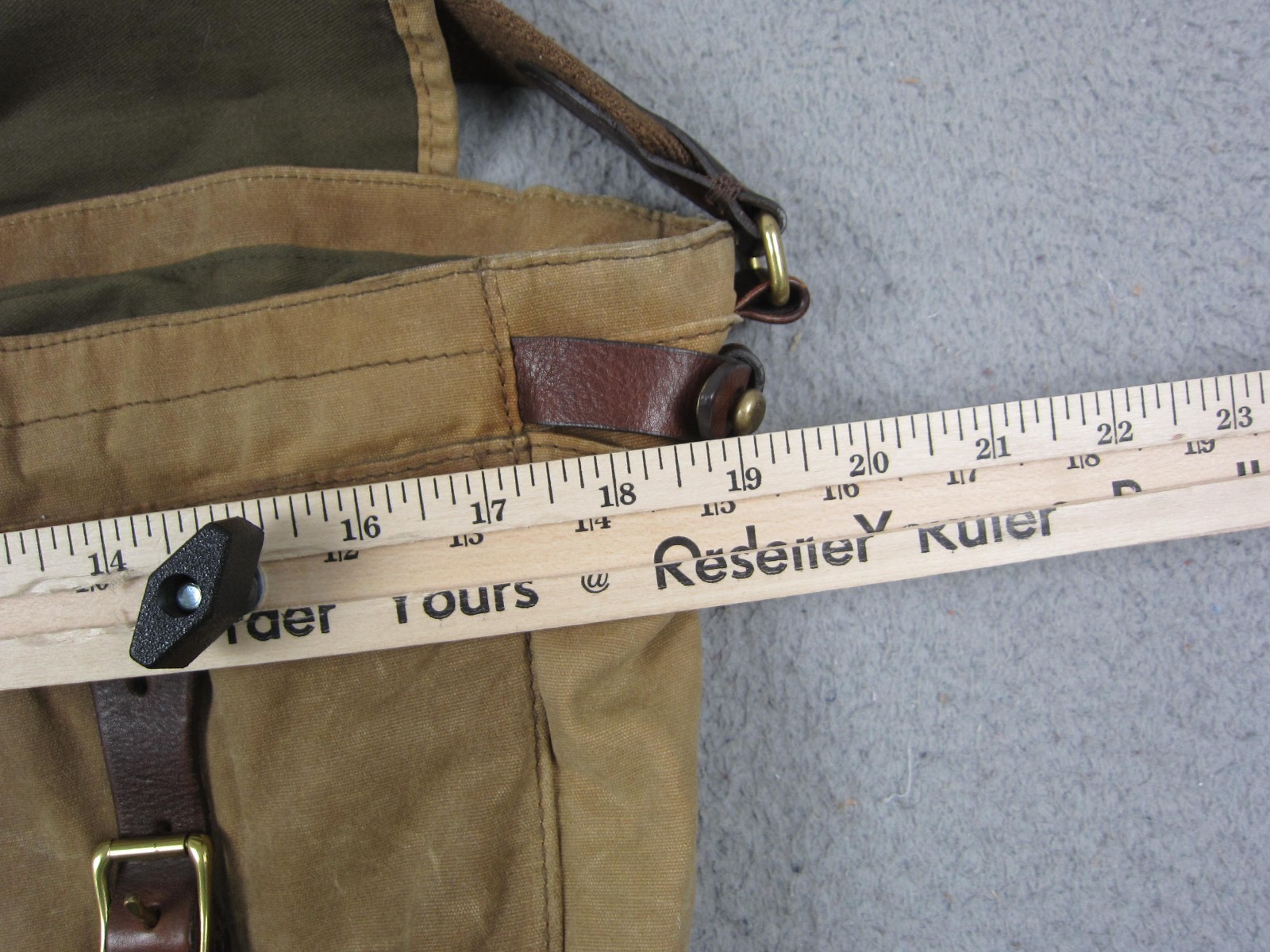 J.Crew Abingdon Messenger Bag Mens Brown Waxed Canvas Leather Trim Crossbody