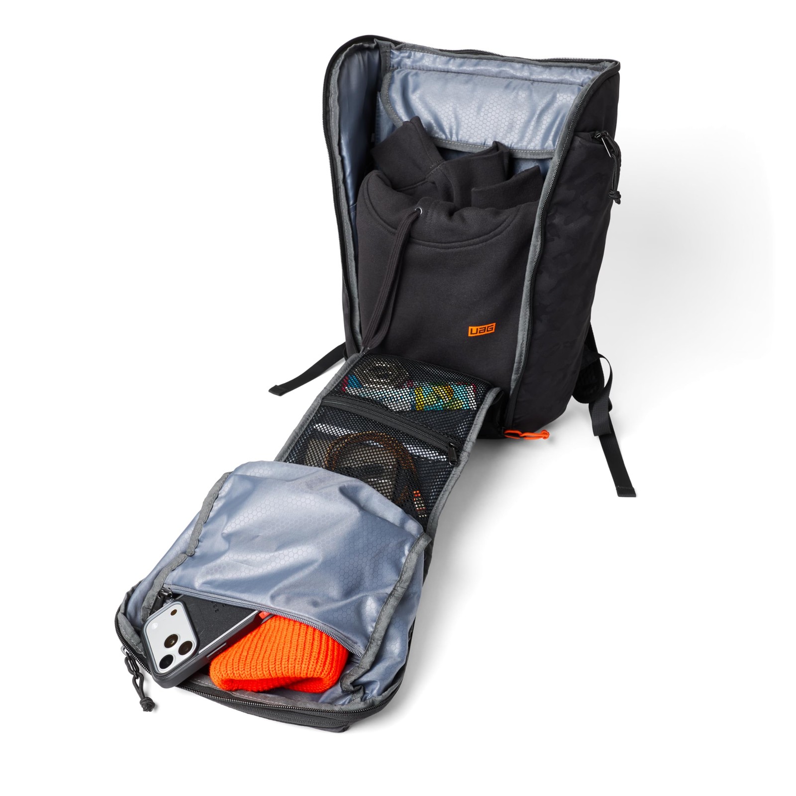 UAG 20-Liter Laptop Backpack Lightweight Fits 16″ Laptop, Civilian Midnight Camo