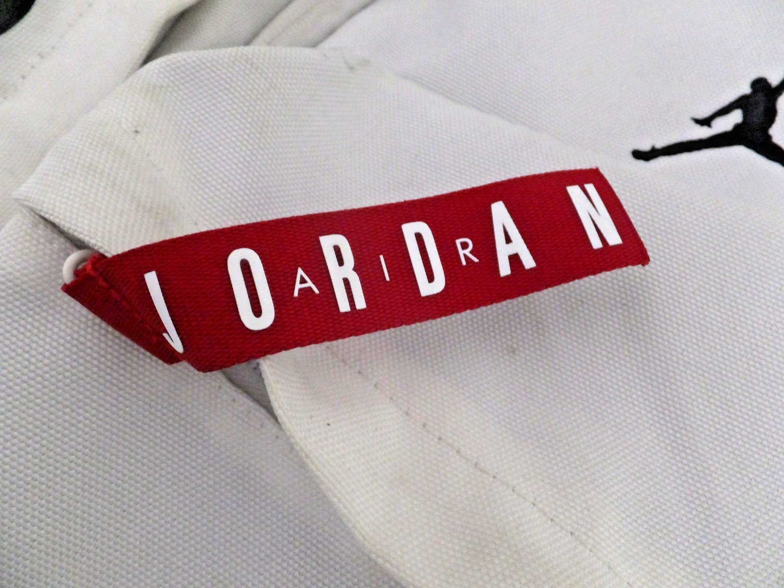 Nike Air Jordan Jumpman Backpack White Black Red 9A0172-001