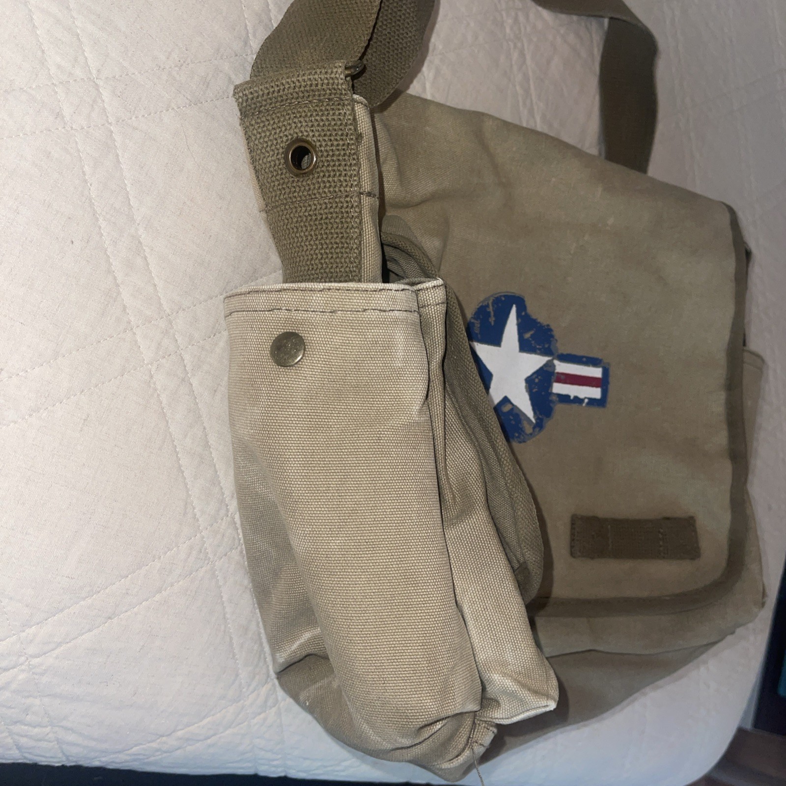 ROTHCO Air Corps Heavyweight Classic Messenger Bag Olive Drab #9756 15″x11″x6″