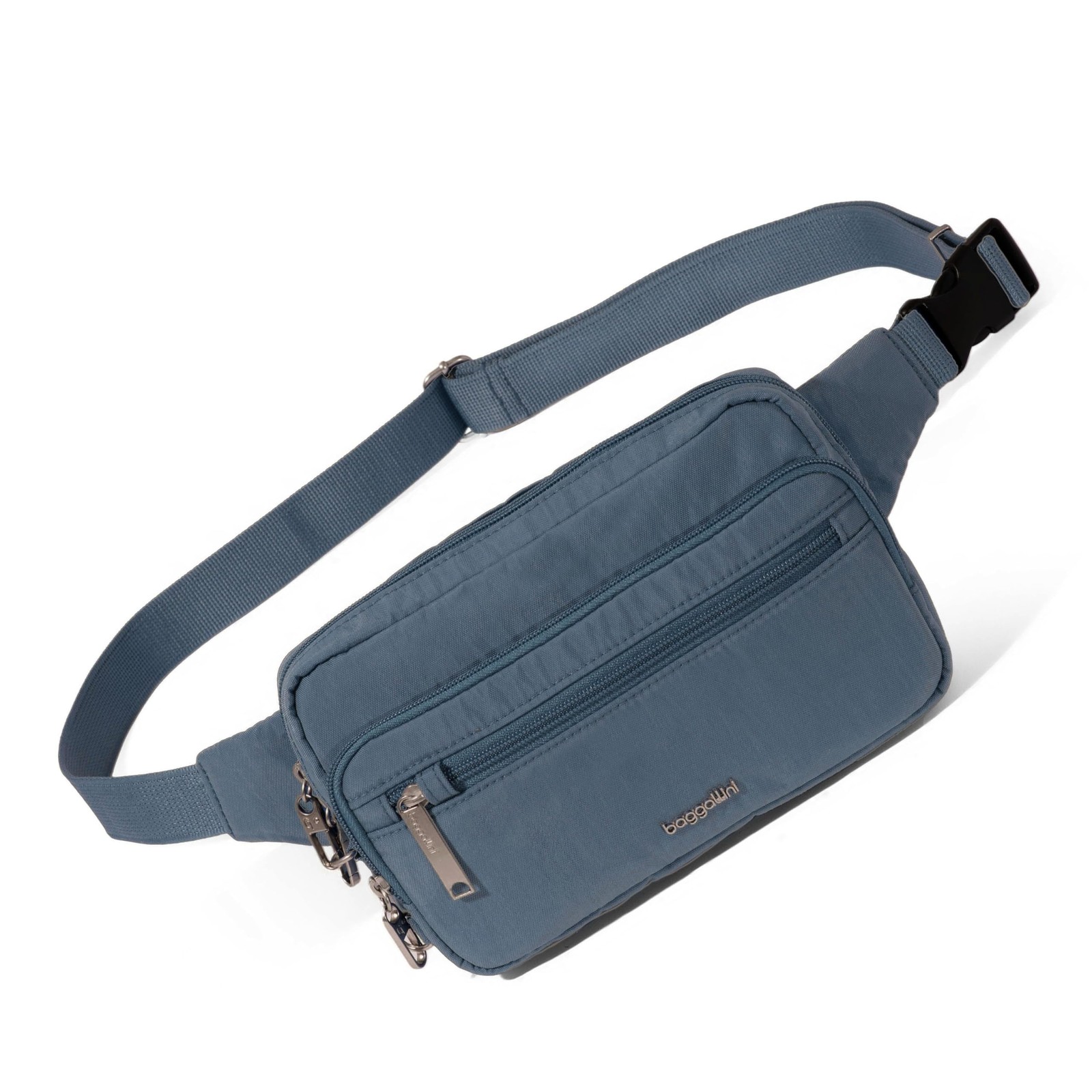 Baggallini Securtex Anti-theft Belt Bag 8.8″x5.5″ Crossbody One Size, Mist