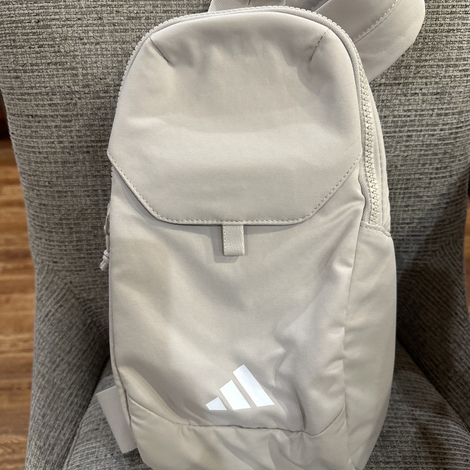 Adidas UNISEX Essentials Sling Crossbody Biege w/Cell Phone Pocket NWOTFree Ship