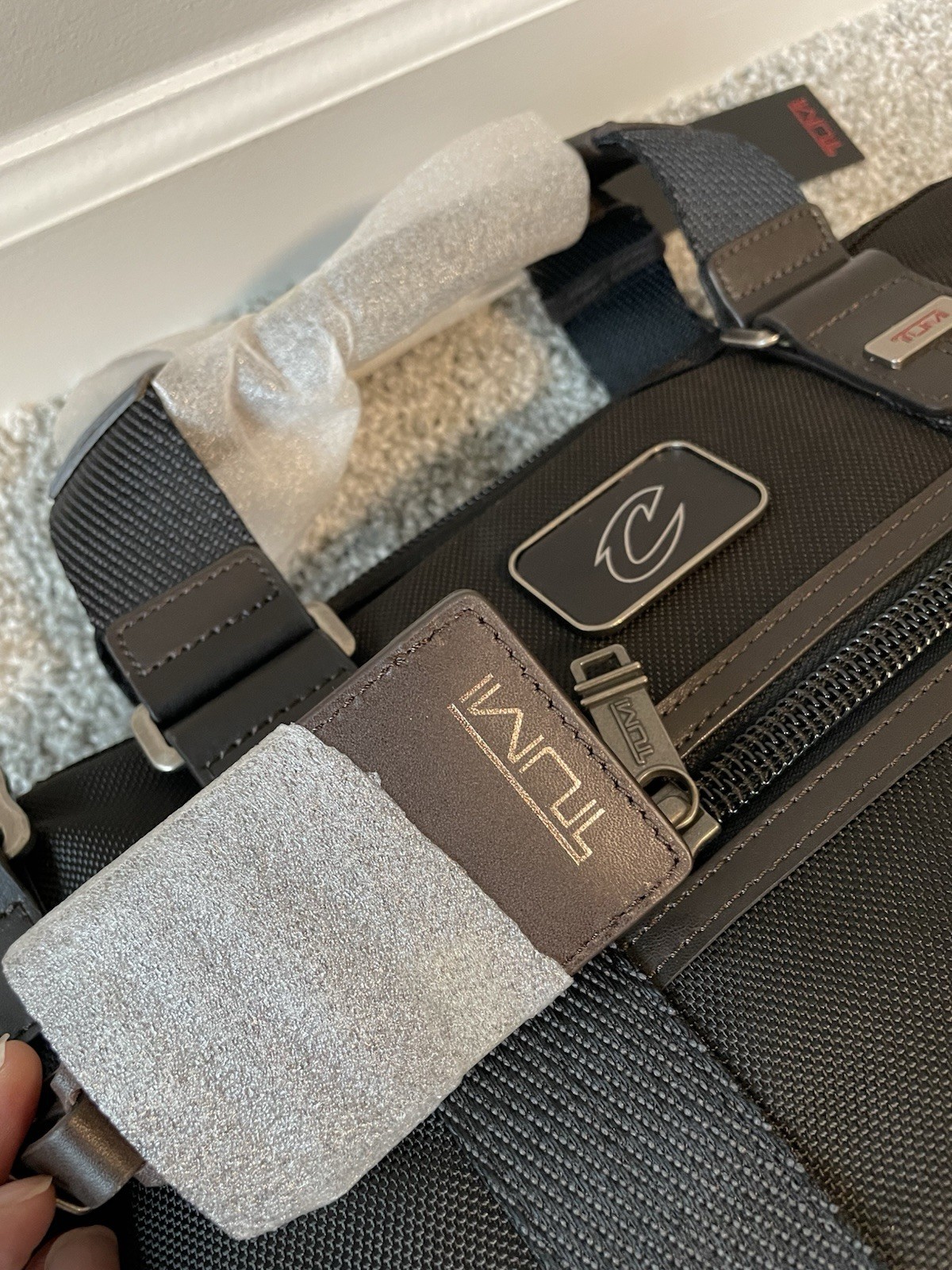 Tumi Alpha Bravo Earle Compact Brief with Cleveland Cavaliers STYLE: 0222610HK2