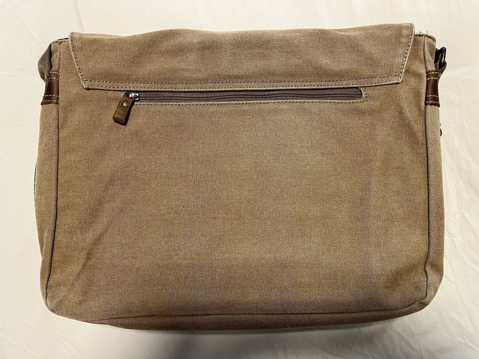 Troop London Canvas Laptop Large Messenger Bag 18 Inch