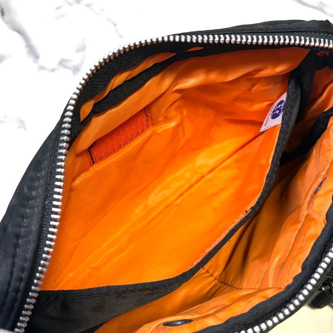 Authentic PORTER TANKER Shoulder Bag Compact Black Nylon Men’s Bag 25cmPorter
