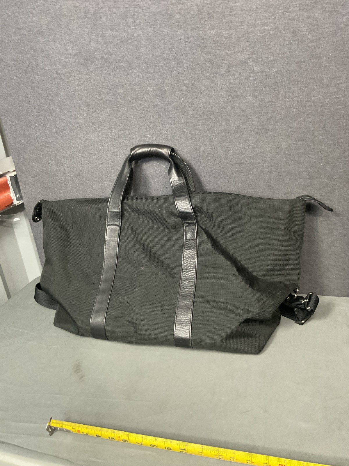 TUMI Alpha 22152D4 Black Ballistic Nylon Duffle Bag & 3 Purses Set Bundle