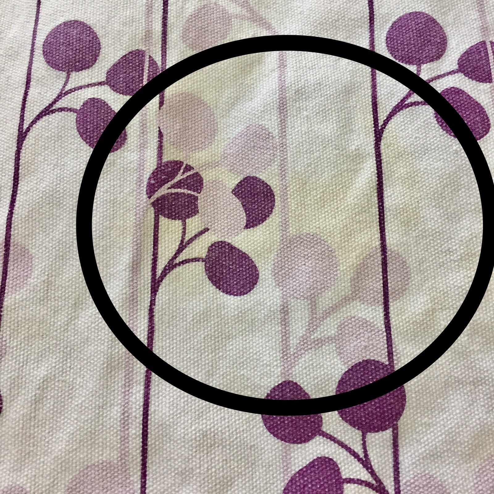 Mixx Tote Bag Canvas Shopper Floral White & Lavender (Read Details)