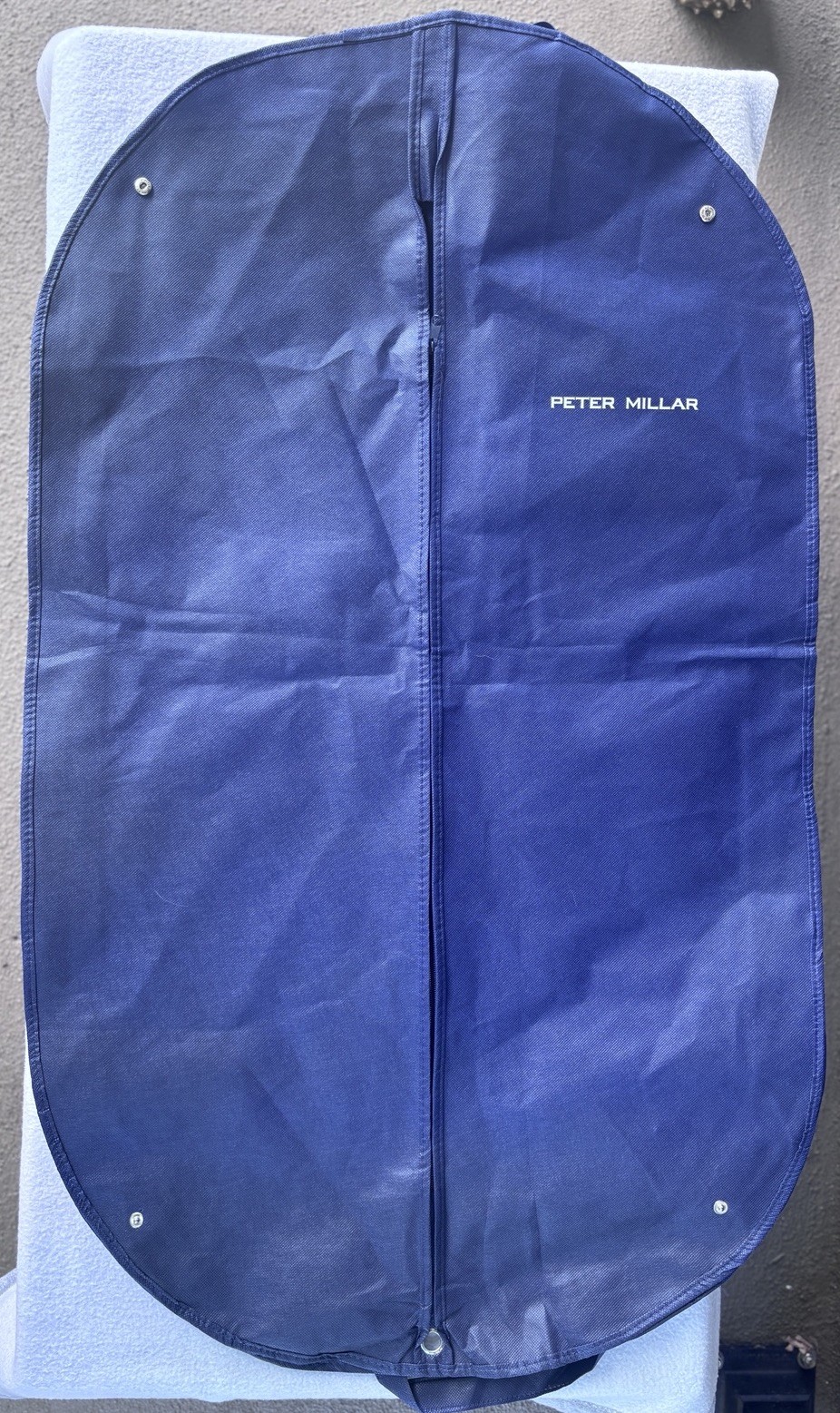 Peter Millar Men’s Bluer Travel/Dust Bag With Zipper And Hanger Hole 39”x23.5”