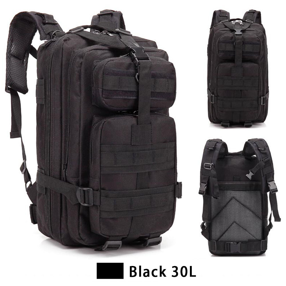 30L Outdoor Military Molle Tactical Backpack Rucksack Camping Hiking Travel Bag
