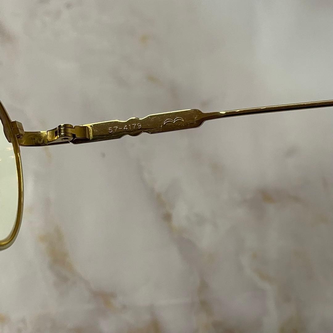 Junior Gaultier Vintage Y2K Oval Gold Sunglasses Eyewear