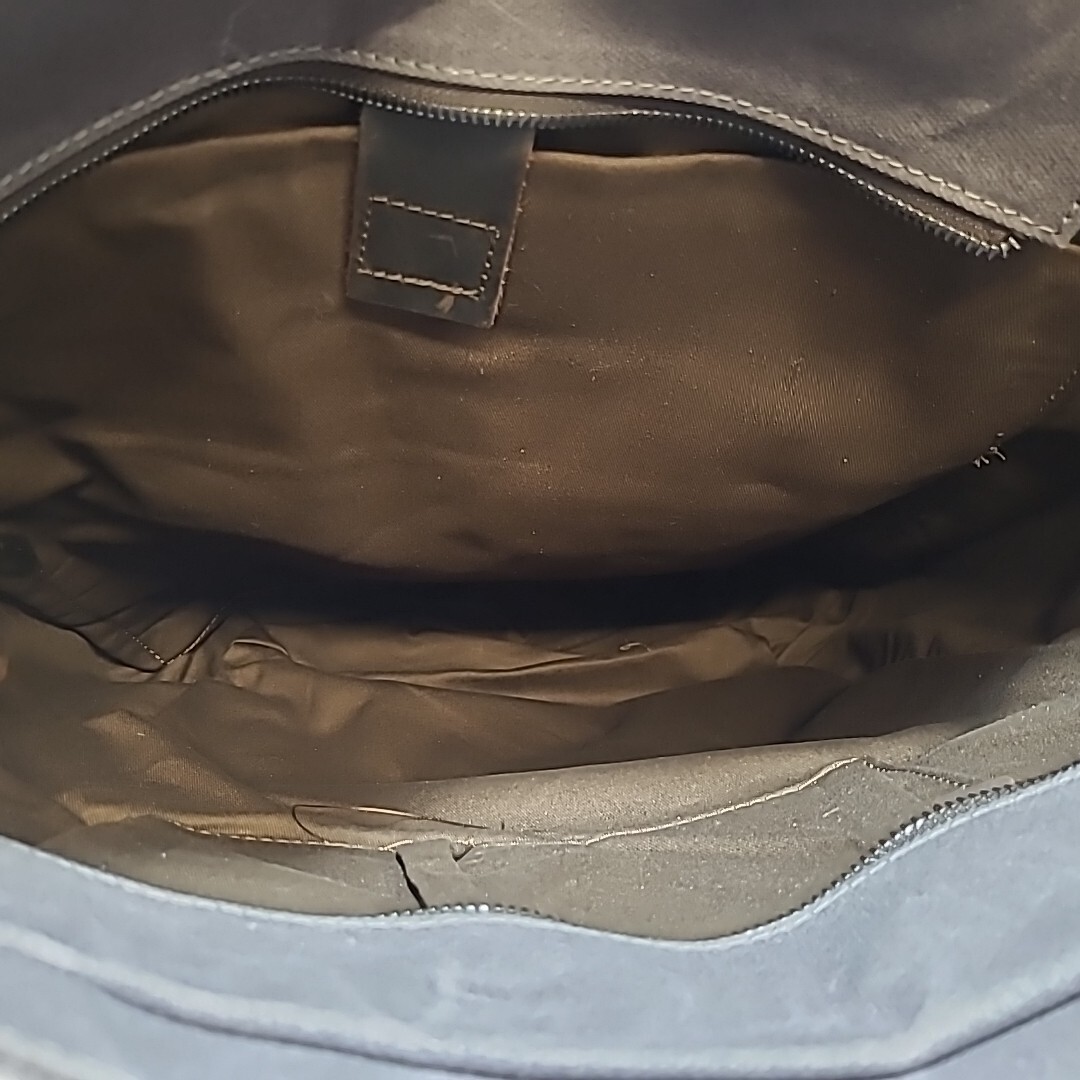 Dungeons & Dragons / Magic The Gather Gray /Brown Leather Waxed Canvas Backpack